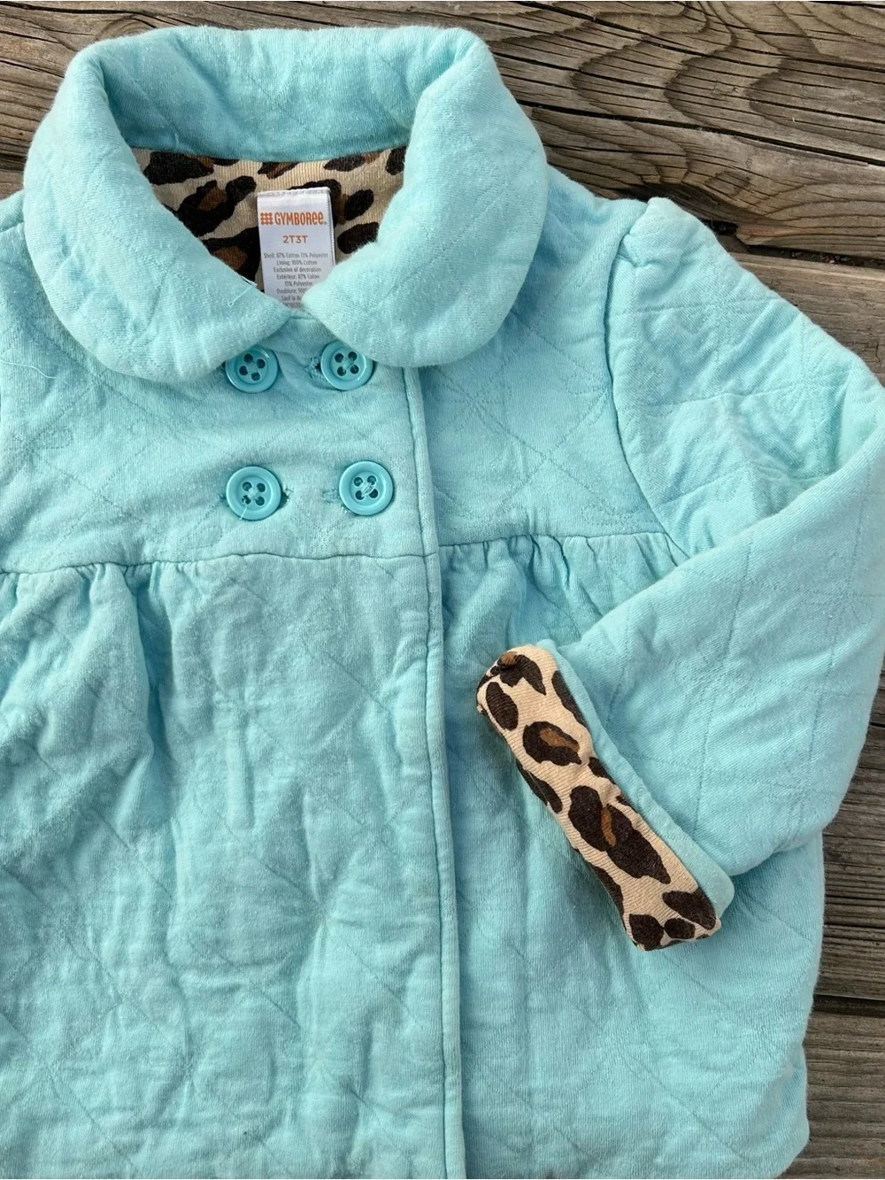 Gymboree Bow Quilted Jacket Size 2T / 3T